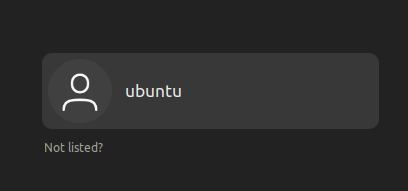 Ubuntu user